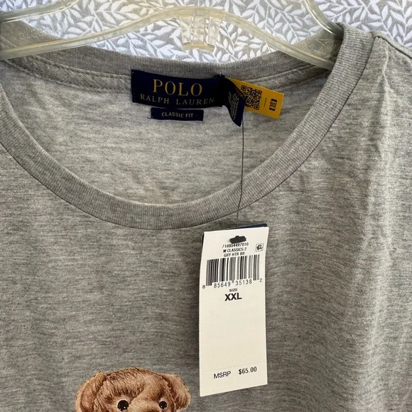 NWT Polo  Bear T-Shirt XXL by Ralph Lauren - Picture 2 of 6